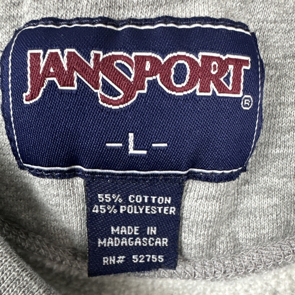 VTG Chaffey College Sweatshirt Adult L Gray Jansport California Beverly Cleary - Picture 3 of 7